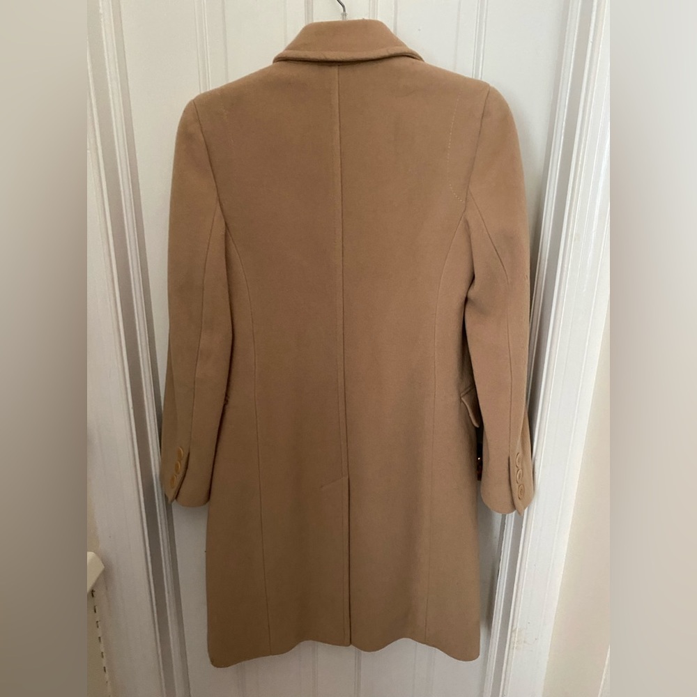 DKNY camel / tan wool coat